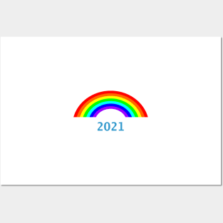 Small 2021 Rainbow Posters and Art